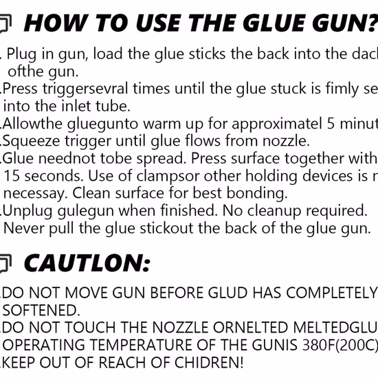 CE Approved 110V-240V Hand Tool Sticks Kit Hot Melt Glue Gun