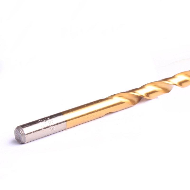5 Pieces Metal Cutting HSS Twist Drill Bits Titanium Sets-Power Tool Accessories