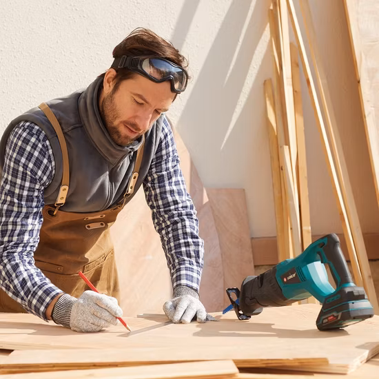 Heavy Duty Cordless 20V Brushless Reciprocating Saw Power Tools