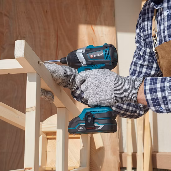 Battery Power Tool Set Liangye 18V Cordless Hammer Drill and Impact Driver Combo Kit