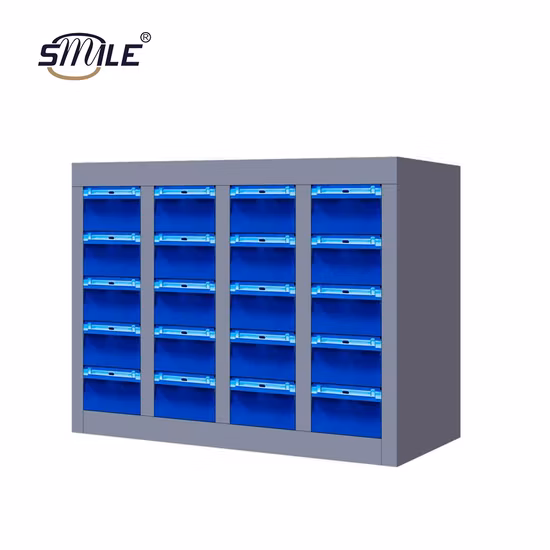 Smile Warehouse Storage Cabinet Metal Drawer Tool Parts Storage with Dividers