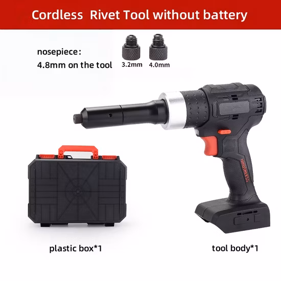 Gainjoys Wholesale 12V Cordless Rivet Gun Battery Rivet Gun Electric Riveter Battery Built-in Tool