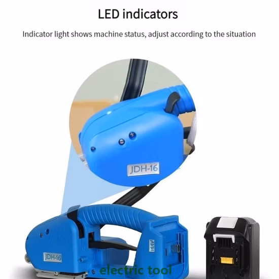 Zdpack Battery Powered Packing Strapping Hand Power Machine Tool for PP/Pet Straps