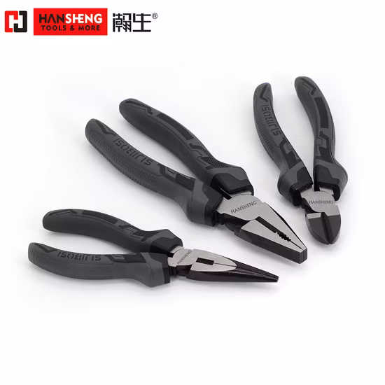 Fixtec Hardware 6" 7" 8" CRV Pliers Combination Pliers Cutting Hand Tools
