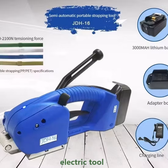 Zdpack Battery Powered Packing Strapping Hand Power Machine Tool for PP/Pet Straps