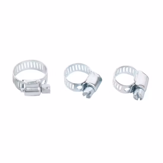 1/2 5/8 3/4 Inch Iron Hose Clamp Adjustable Fastening Clips Water Pipe Fixed Buckles Fastener Tools