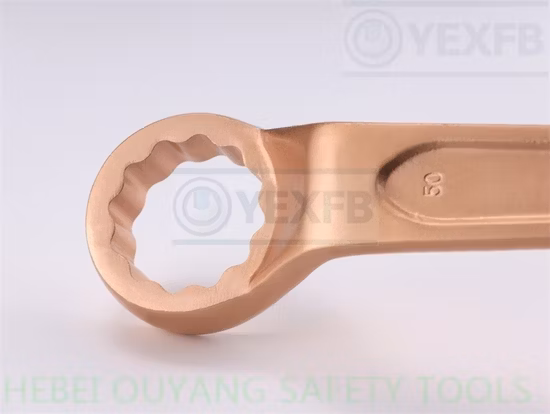 Non-Sparking Tools Striking Box End Offset Spanner/Wrench, 50 mm