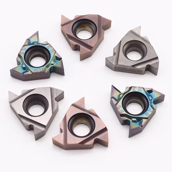 Wyk Carbide Threading Tool Thread Cutting Insert 16IR 16er AG60 AG55 Lda Ldc Carbide Insert Thread Turning Insert Cutting Coating CNC Turning Tool