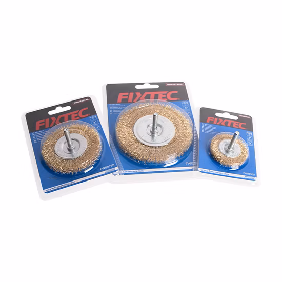 Fixtec Stainless Metal Wire Brush Steel Roall Power Tool Accessories